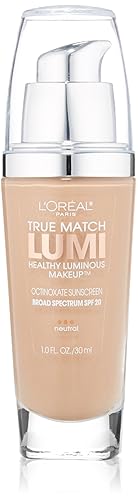L'Oréal Paris True Match Lumi Healthy Luminous Makeup, N5 True Beige, 1 fl. oz. Beauty & Personal Care L'Oreal Paris
