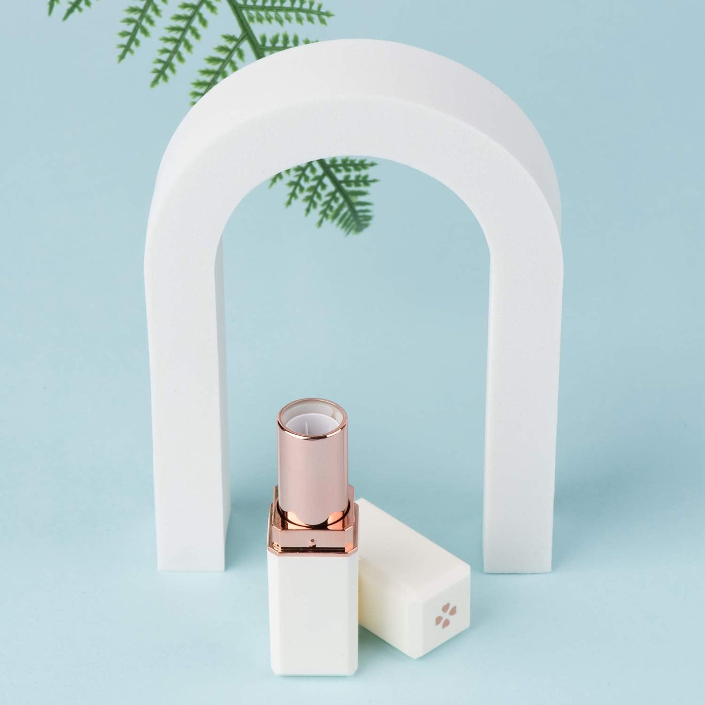 Allwon 10Pcs White Empty Lipstick Tubes DIY Lip Balm Container (Square Tube) Beauty & Personal Care Allwon