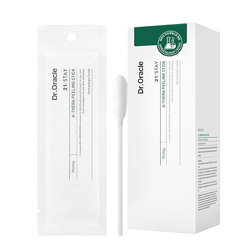 DR.ORACLE 21 Stay A-Thera Peeling Stick for Sensitive Skin - AHA, BHA, Tea Tree Oil, Exfoliating Swabs for Blackheads, Whiteheads, Enlarged Pores Beauty & Personal Care DR.ORACLE