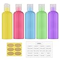 Travel Bottles for Toiletries 3.4 oz - Travel Size Containers for Shampoo Plastic - Small Empty Lotion Squeeze Bottle for Liquid TSA Approved - Leak Beauty & Personal Care owlyee