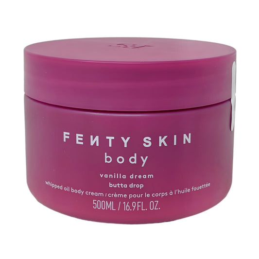 FENTY BEAUTY Limited Edition Jumbo Butta Drop Whipped Oil Body Cream - Vanilla Dream (500 mL / 16.9 fl oz) Beauty & Personal Care FENTY BEAUTY