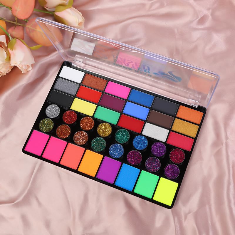 Water based colors painted body and face (WTCOLOR9) Beauty & Personal Care MayGirl