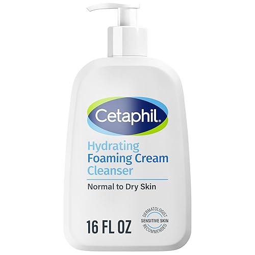 Cetaphil Cream to Foam Face Wash, Hydrating Foaming Cream Cleanser, 16 oz, For Normal to Dry, Sensitive Skin, with Soothing Prebiotic Aloe Beauty & Personal Care Cetaphil