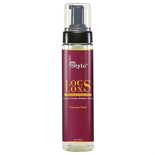 J. AMILA Stylo Locs Moisturizing Foaming Lotion - 8oz Extreme Hold for Ultimate Style and Moisture in Your Locks. Beauty & Personal Care J. AMILA