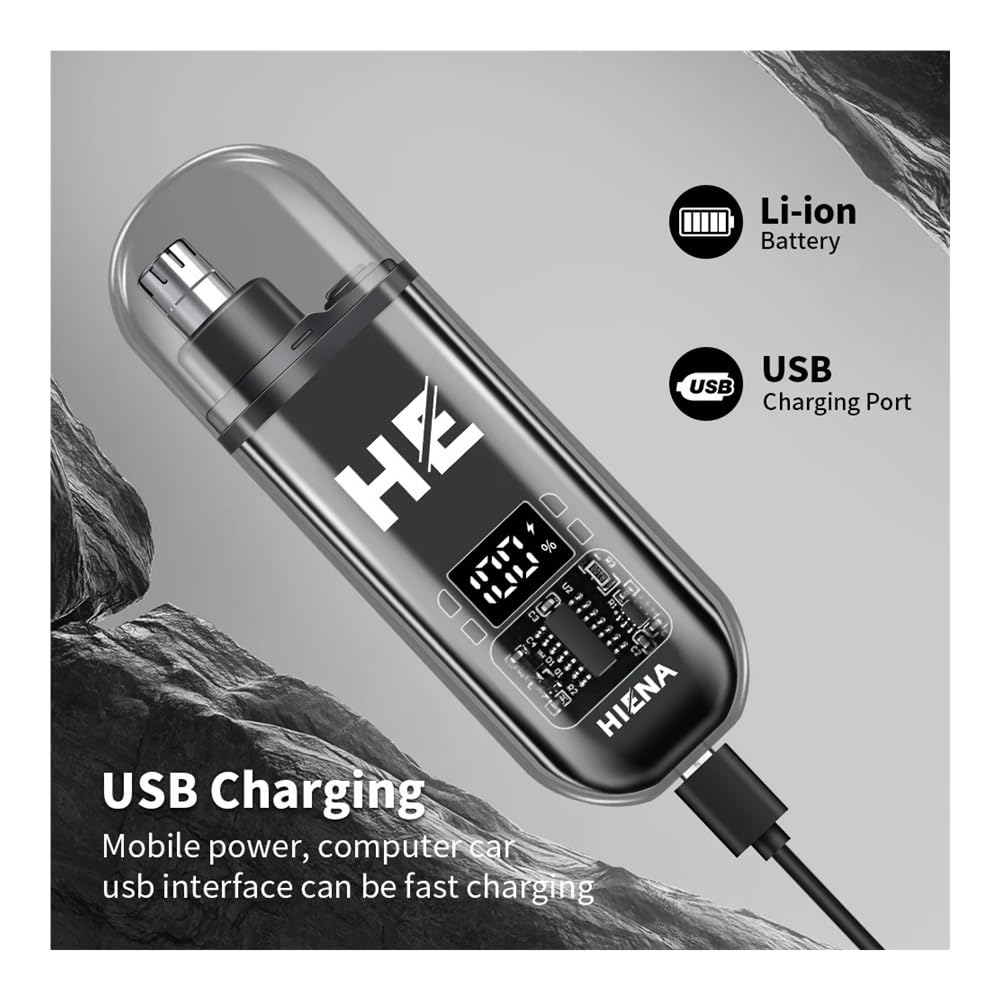 Razors Portable USB Rechargeable Nose Hair Trimmer,Delicacy,at Any time to Organize Personal Image,Travel Family Must Have an artefact Beauty and Personal Care GFUALDMY
