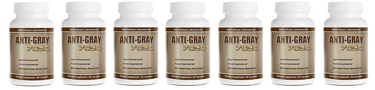 Anti-Gray Hair 7050 Helps Restore Natural Hair Color 60 Capsules Per Bottle (7 Bottles) Beauty & Personal Care MÄRITZMAYER LABORATORIES
