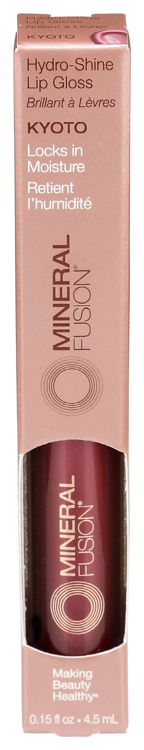 Mineral Fusion, Lip Gloss Hydro Shine Kyoto, 0.15 Ounce Beauty & Personal Care Mineral Fusion