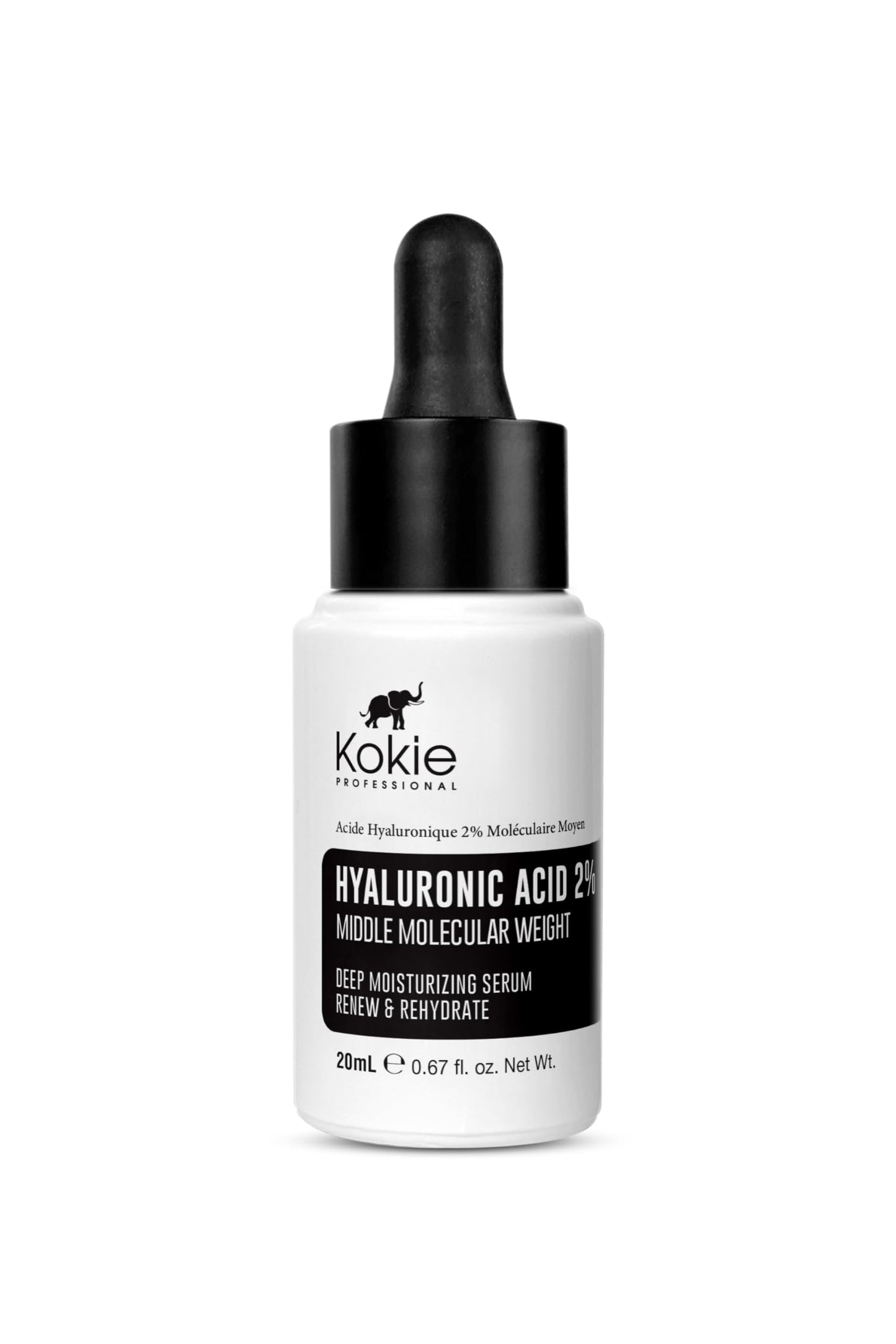 Kokie Hyaluronic Acid 2% Middle Molecular Weight Serum Beauty & Personal Care Kokie