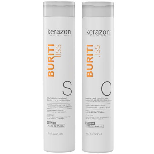 Sulfate Free Anti Frizz Color Safe Keratin Care Shampoo & Conditioner DUAL pack. Imported. Beauty & Personal Care Kerazon Professional