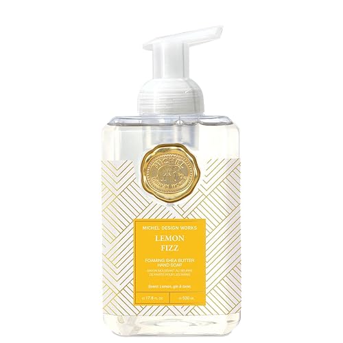 Michel Design Works Foaming Hand Soap, Lemon Fizz, Beautiful Square Container with Pump Beauty & Personal Care Michel Design Works