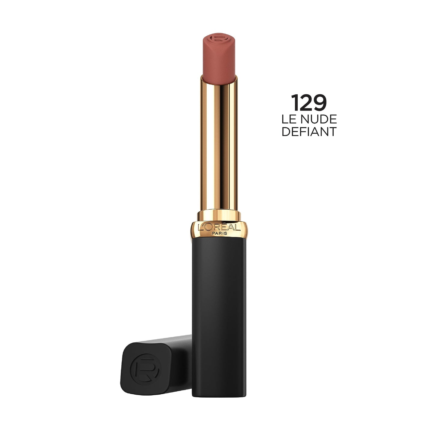 L'Oreal Paris Colour Riche Intense Volume Matte Lipstick, Lip Makeup Infused with Hyaluronic Acid for up to 16HR Wear, Le Nude Defiant, 0.06 Oz Beauty & Personal Care L'Oreal Paris