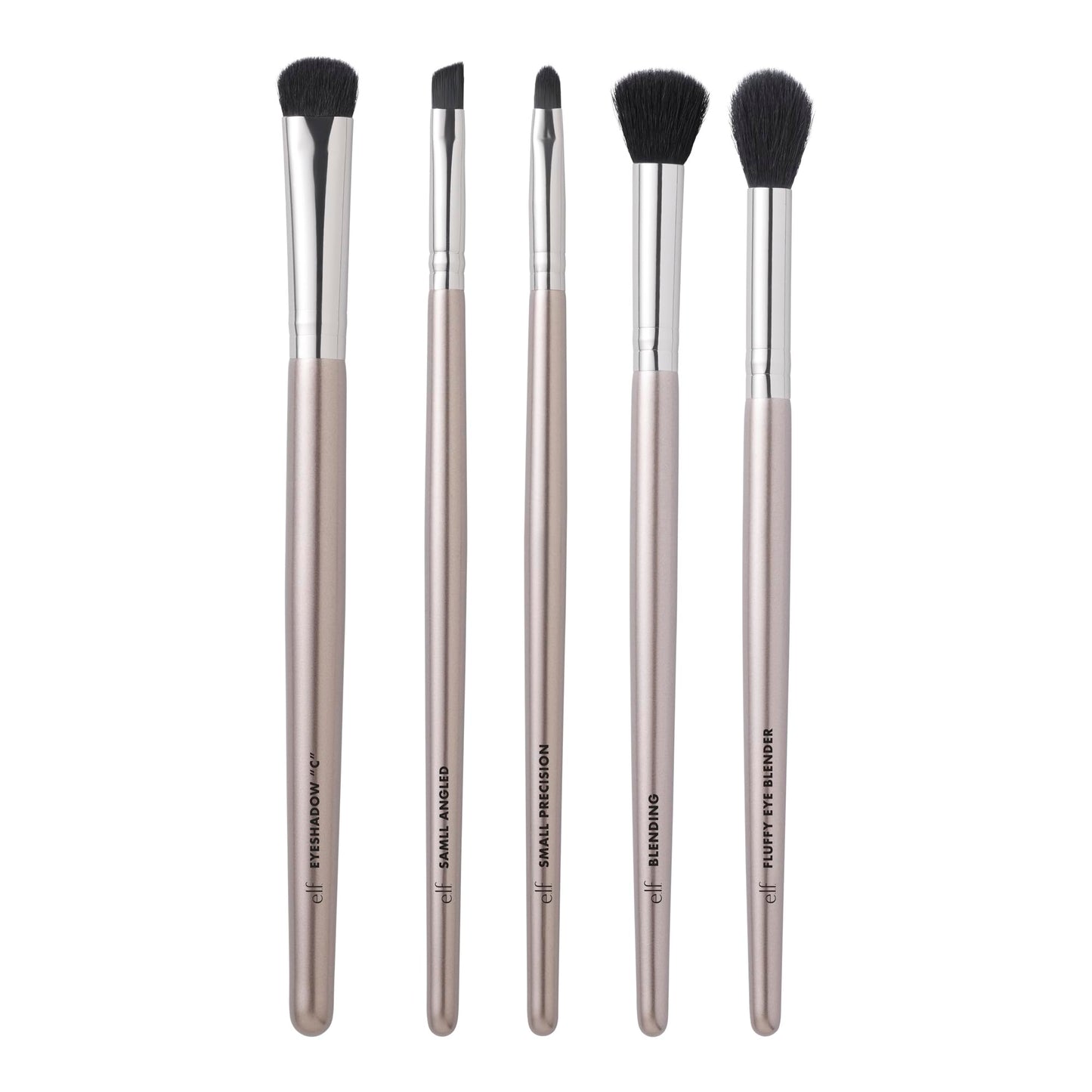e.l.f. Smoky Eye Brush Kit, 5-Piece Makeup Brush Kit For Creating A Smoky Eye Look, Apply & Blend Eyeshadow, Vegan & Cruelty-Free Beauty & Personal Care e.l.f.