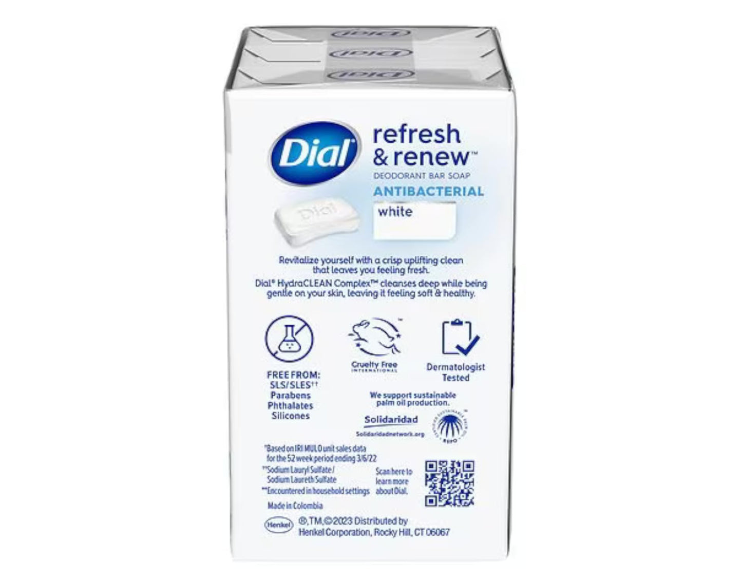 Dial Antibacterial Deodorant Bar Soap, 4 oz bars, White, 3 ea (Pack of 5) Beauty & Personal Care Dial