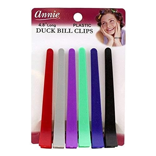 duck bill clips plastic roller hair clip by Annie Beauty & Personal Care Annie