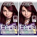 L'Oreal Paris Feria Multi-Faceted Shimmering Permanent Hair Color, V38 Violet Noir, Hair Dye Kit, Pack of 2 Beauty & Personal Care L'Oreal Paris