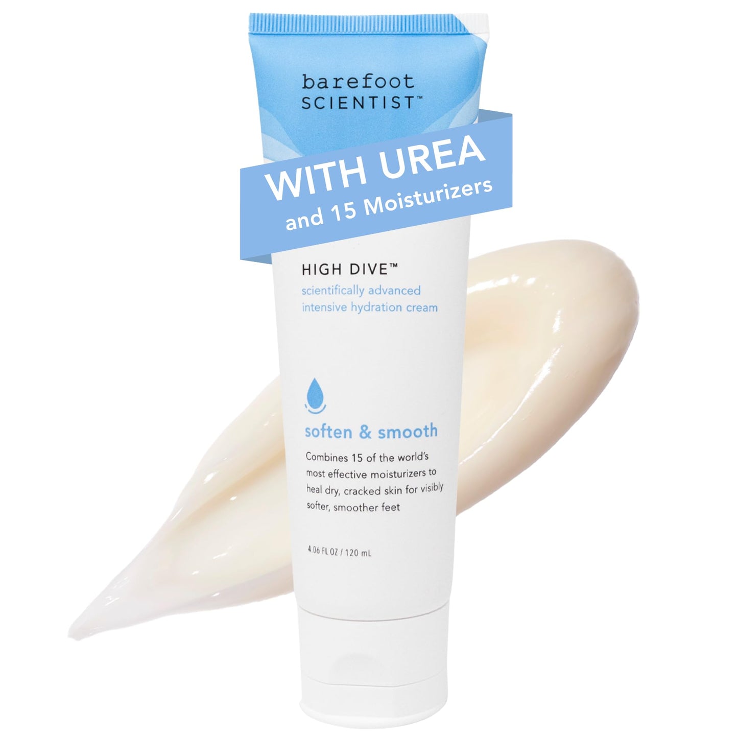 Barefoot Scientist High Dive Intensive Hydration Foot Therapy Cream, Specialized Moisture for Dry Feet and Cracked Heels Beauty & Personal Care Barefoot Scientist