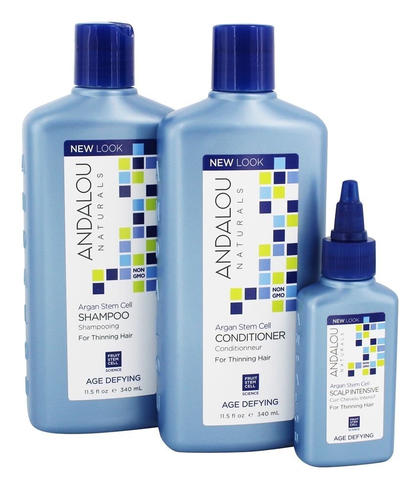 Andalou Naturals Age Defying Hair Thinning Treatment System, 3 Piece Kit Conditioner, Shampoo, 11.5 Ounce Beauty & Personal Care Andalou Naturals