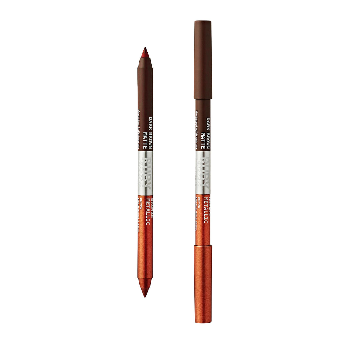 Ruby Kisses Waterproof Matte & Metallic Duo Eyeliner - Dual-Ended Smudge-Proof Pencil for Precision & Eyeshadow Multi-use, Long-Lasting, Intense… Beauty & Personal Care Ruby Kisses