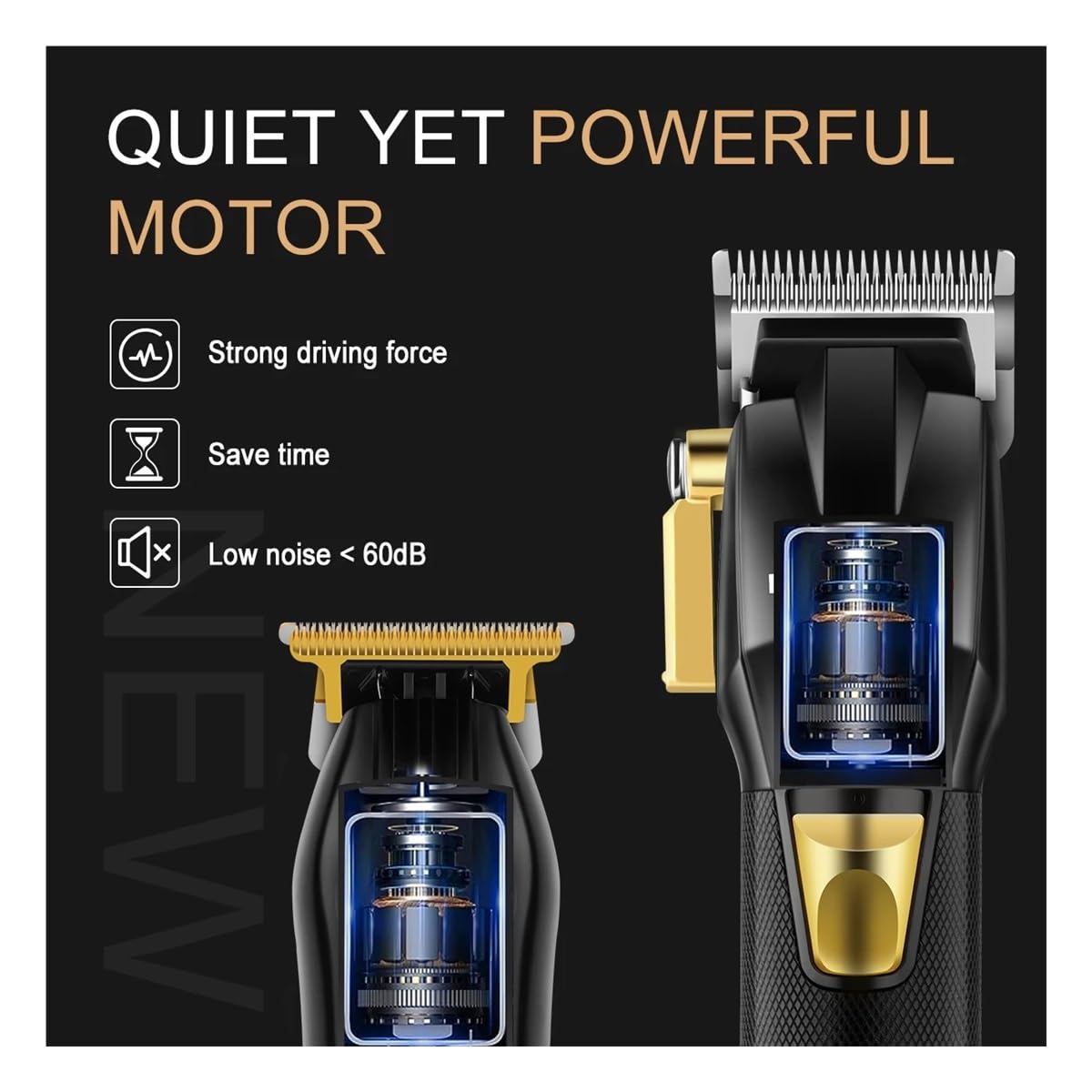 EWKYLSEM Professional Hair Cutting Machine Clipper Set Metal Electric Cordless Trimmer for Barber Display Hair Clipper(228 Set 1) Beauty and Personal Care EWKYLSEM