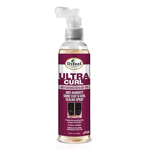 Difeel Ultra Curl Sealing Spray, 8 oz - Hair Treatment for Curly Hair, Anti-Frizz and Humidity-Proof Beauty & Personal Care Difeel