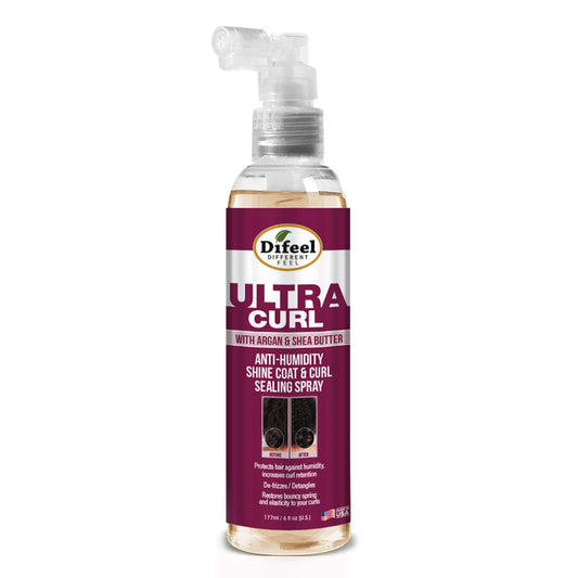 Difeel Ultra Curl Sealing Spray, 8 oz - Hair Treatment for Curly Hair, Anti-Frizz and Humidity-Proof Beauty & Personal Care Difeel