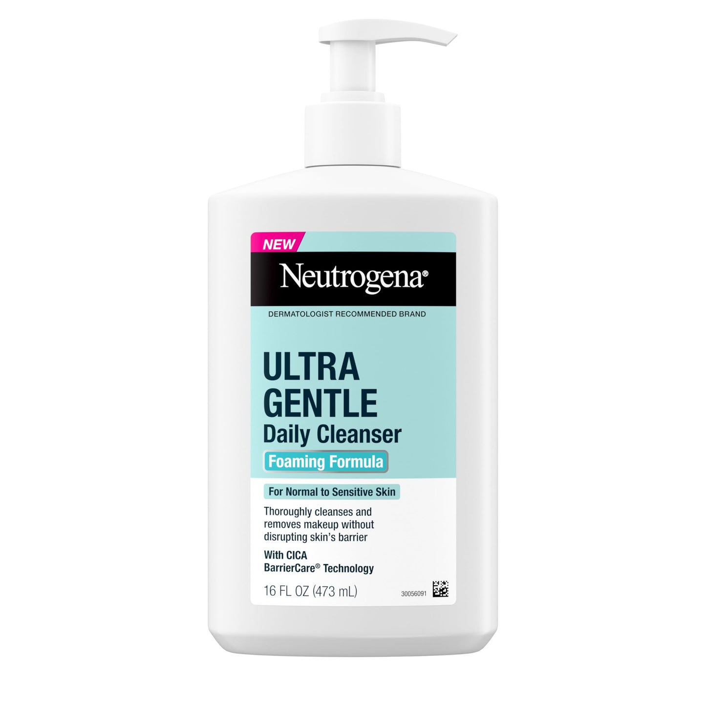 Neutrogena Ultra Gentle Foaming Facial Cleanser, Fragrance Free Hydrating Face Wash for Sensitive Skin, Daily Non Over Drying Makeup Remover Beauty & Personal Care Neutrogena