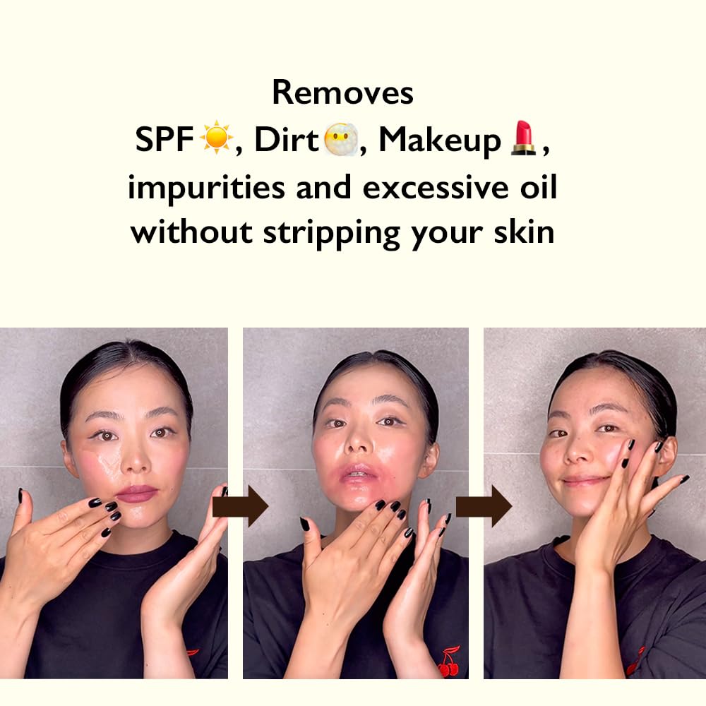 HARUHARU wonder Black Rice Moisture Cleansing Oil, (Christmas Limited Edition), Korean Facial Cleanser, Makeup Remover, Holiday stocking stuffers Beauty and Personal Care HARUHARU