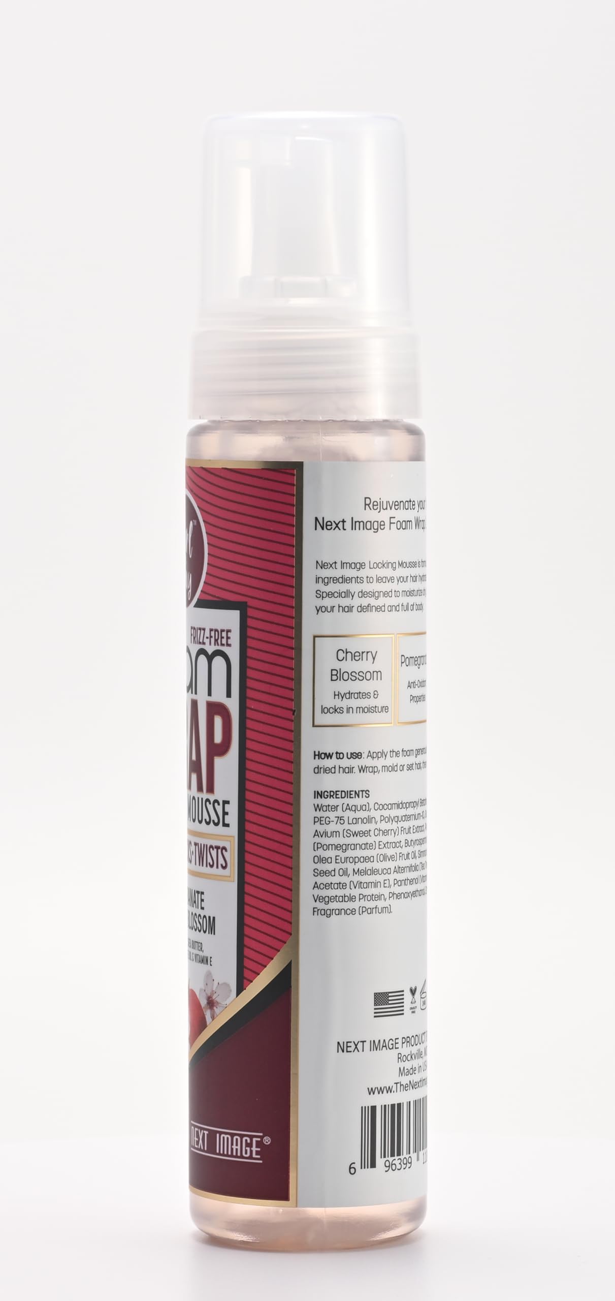 NEXT IMAGE Foam Wrap Locking Mousse (Pomegranate & Cherry Blossom) Beauty & Personal Care NEXT IMAGE