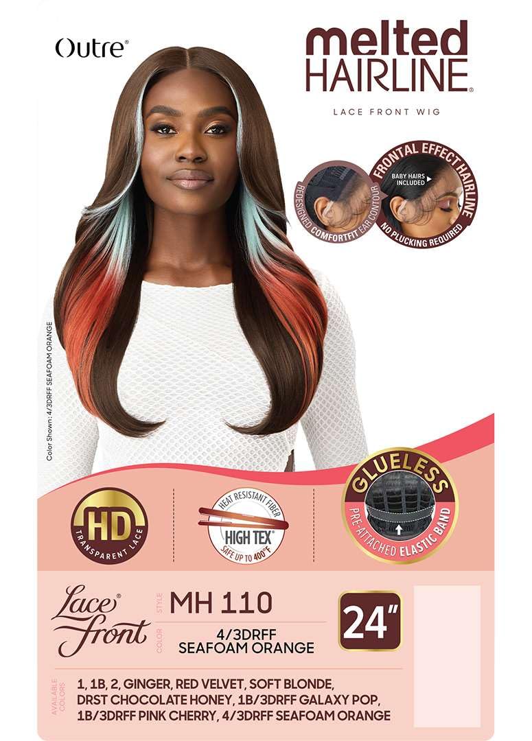 Outre Lace Front Wig - Melted Hairline - MH 110 (RED VELVET)