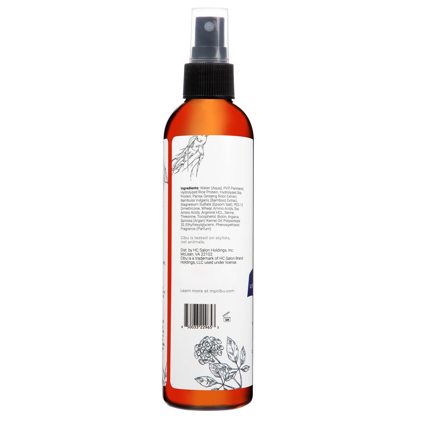 CIBU Volume Lift Texture Spray | Nutrient-Rich Volumizing Spray with Rice Soy Protein, Ginseng, Bamboo Extract & Natural Salts | 8oz Beauty & Personal Care CIBU
