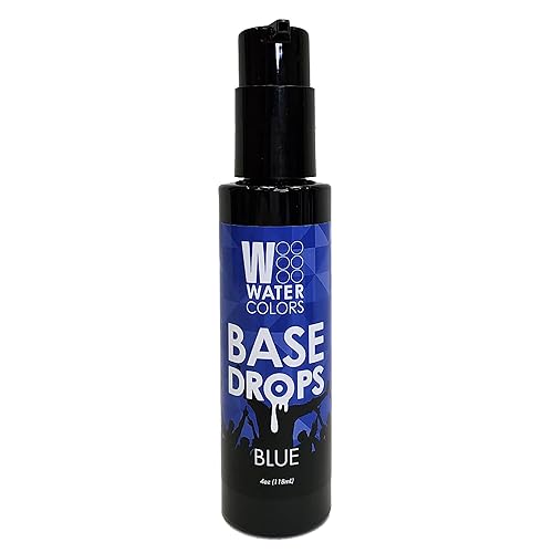 Watercolors Base Drops, Temporary Hair Dye Color Booster, Cruelty-Free, 4 oz - BLUE Beauty & Personal Care Watercolors