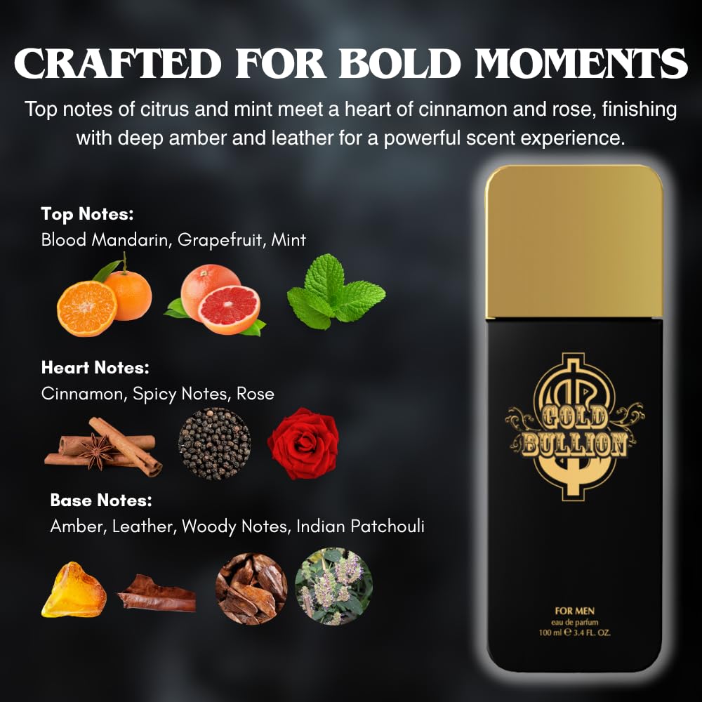 Sandora Fragrances Perfume for Men - INSPIRED by A WORLD RENOWNED MEN’S PERFUME - Grapefruit, Mint, Cinnamon, Leather - Spicy, Sensual, Fresh Beauty & Personal Care Sandora Fragrances