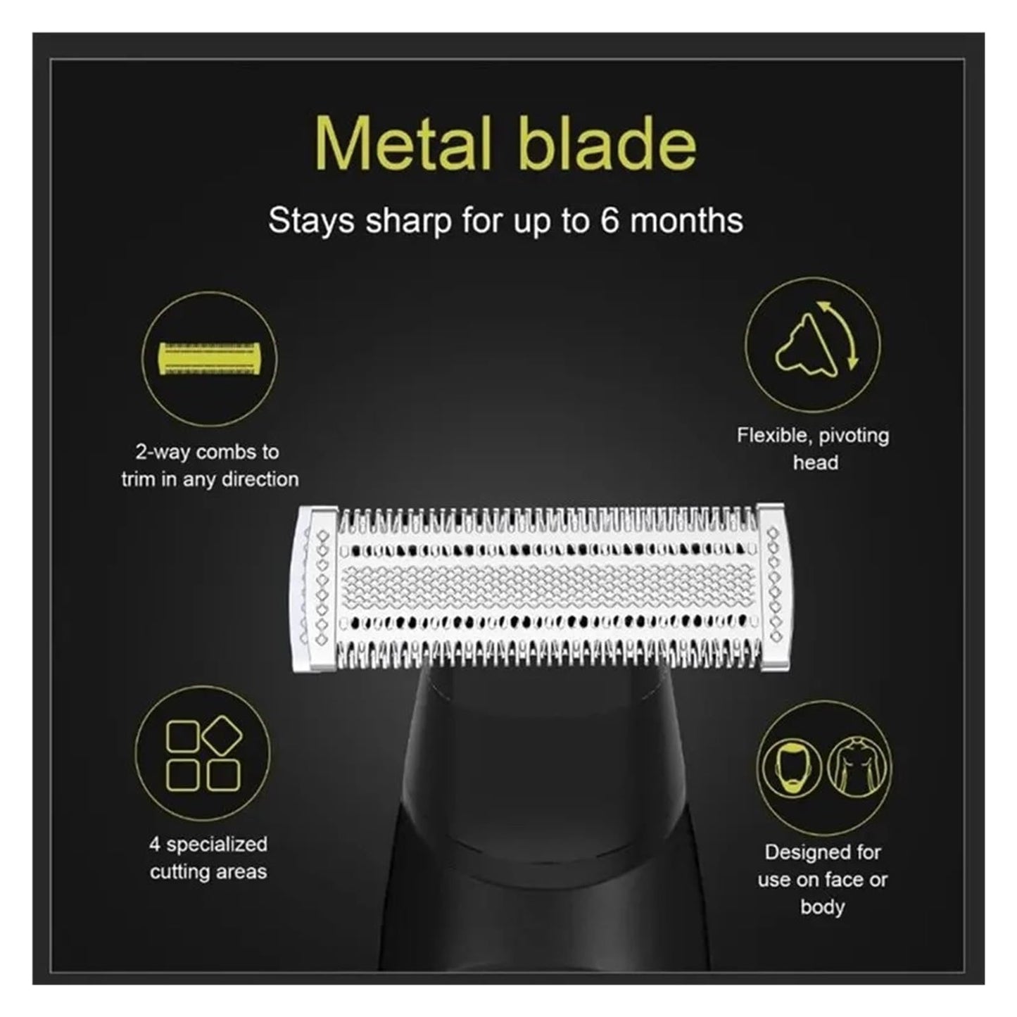 2X Replacement Cutter Head,Compatible For Braun?XT3 XT5 XT3000 XT3100 XT5100 Men's Trimmer Shaver Electric Razor Manscaping Head Beauty and Personal Care KNHVJQZLXMC