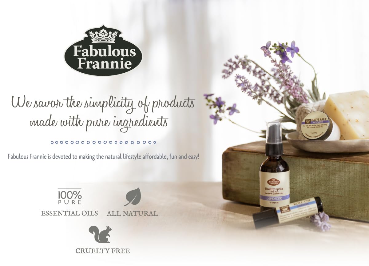 Fabulous Frannie Patchouli Essential Oil Herbal Soap Sponge on Rope made with Pure Essential Oils All Natural Cold Process Herbal Soap 2 Ounce Beauty & Personal Care Fabulous Frannie