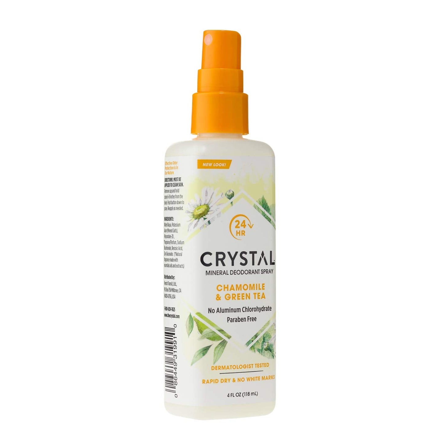Crystal Essence Mineral Deodorant Spray, Chamomile & Green Tea 4 oz (Pack of 12) Beauty and Personal Care Crystal Essence
