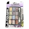 L.A. Colors Expressions, 12 Color Eyeshadow, BEP425 Urban, 0.49 Oz Beauty & Personal Care L.A. COLORS