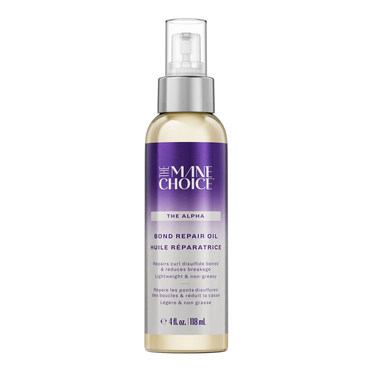 The Mane Choice Alpha Bond Repair Oil for Curly Hair - Repairs Disulfide Bonds, Reduces Breakage, Lightweight & Non-Greasy, Strengthens & Smooths Hair