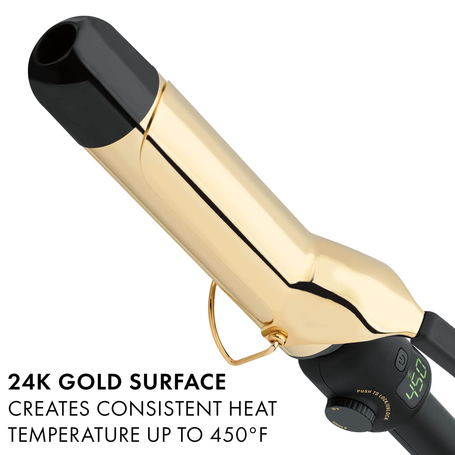 HOT TOOLS Professional 24K Gold 1-1/2'' Digital Curling Iron, 1 ct. Beauty & Personal Care HOT TOOLS