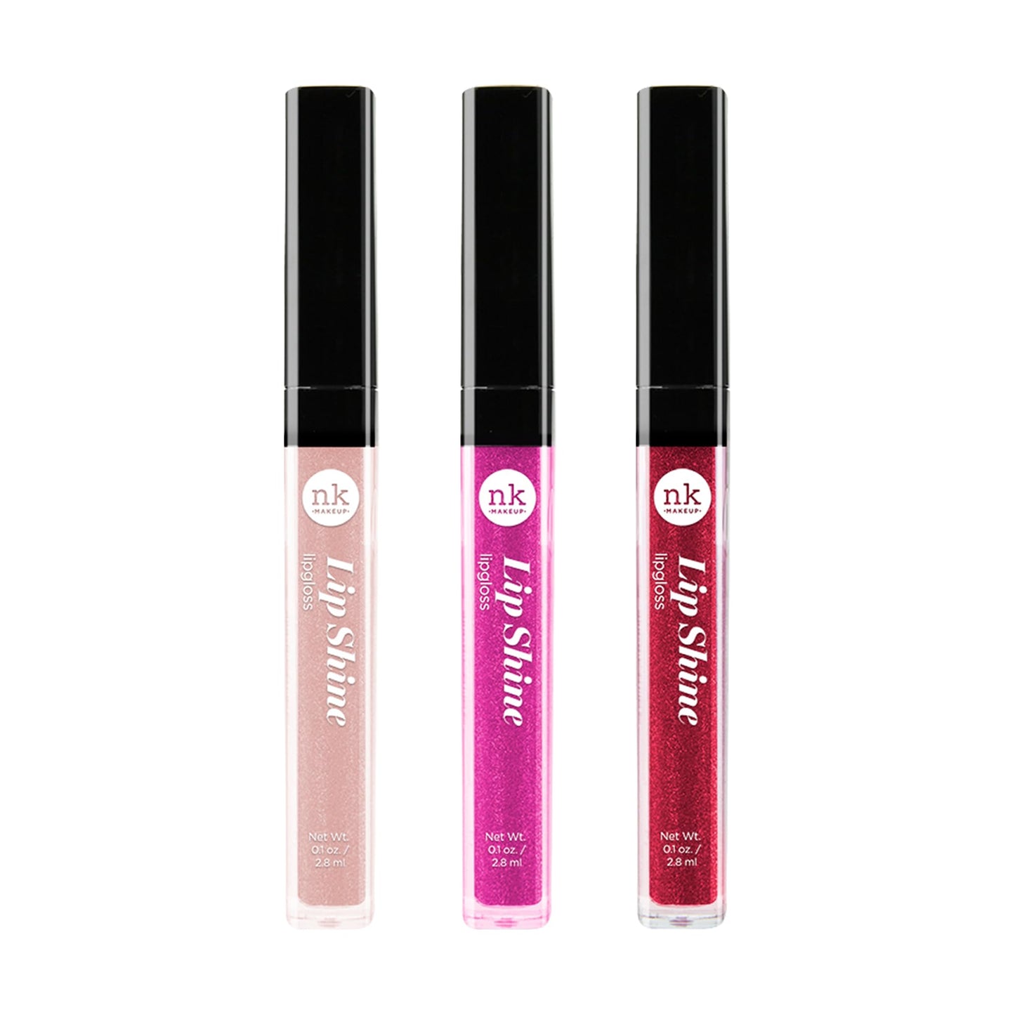 NICKA K NEW YORK Lipshine, Cosmetics, vibrant colors, bright colors, shining lips, lip shine, long lasting (AMZ282) Beauty & Personal Care NICKA K NEW YORK