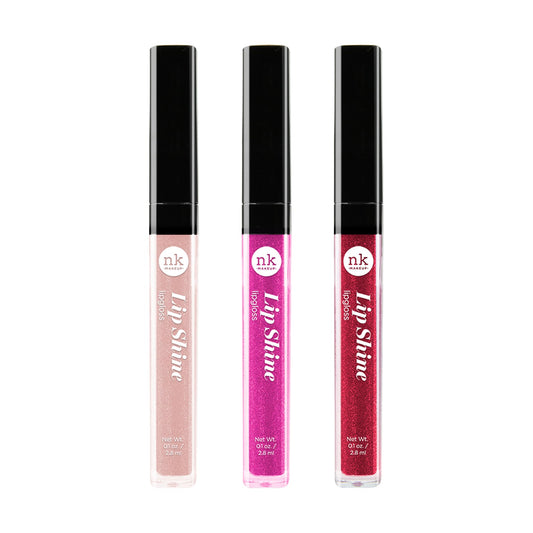 NICKA K NEW YORK Lipshine, Cosmetics, vibrant colors, bright colors, shining lips, lip shine, long lasting (AMZ282) Beauty & Personal Care NICKA K NEW YORK
