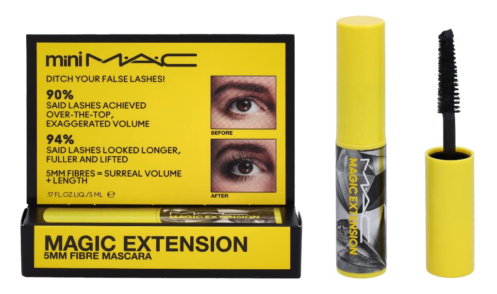 MAC Mini MAC Magic Extension 5MM Fibre Mascara (Extensive Black) - 0.17 fl oz / 5 mL Beauty & Personal Care MAC