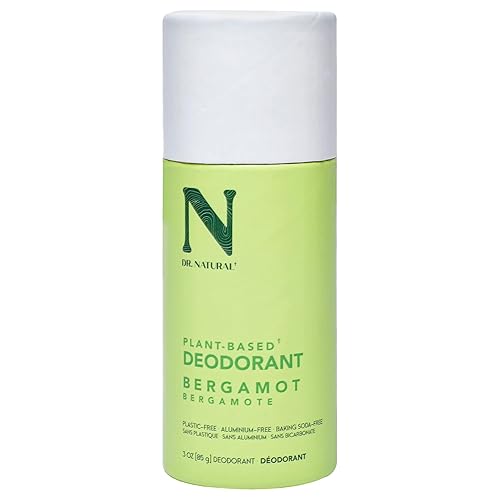 Dr. Natural Deodorant Stick - Baking Soda and Aluminum Free - Natural for Sensitive Skin - Lasting Freshness - Bergamot - 3 oz Beauty & Personal Care Dr. Natural