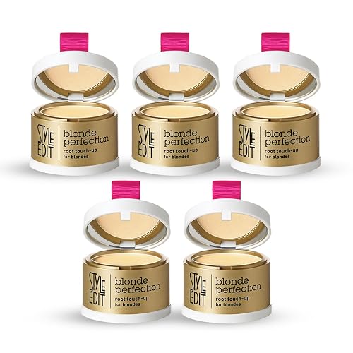 Style Edit Root Touch Up Powder | Temporary Hair Color for Gray Roots and Thinning Hair | Salon-Quality, Transfer-Resistant Hair Concealer | Light Beauty & Personal Care STYLE EDIT