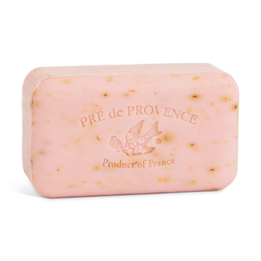 Pre de Provence Artisanal French Moisturizing Soap Bar, Shea Butter Enriched, Quad Milled for Long Lasting Rich Smooth Lather, 5.3 Ounce, Rose Petal Beauty & Personal Care Pre de Provence