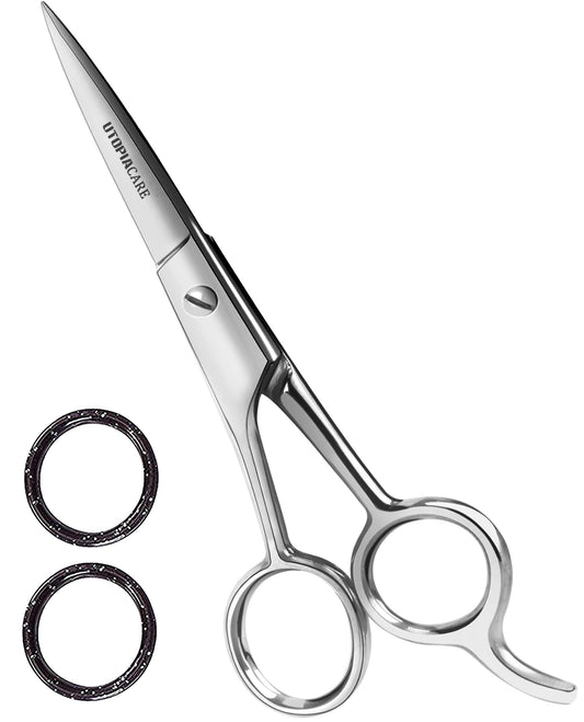 Utopia Care Hair Cutting and Hairdressing Scissors 5.5 Inch, Premium Stainless Steel shears with smooth Razor & Sharp Edge Blades, for Salons Beauty and Personal Care Utopia Care Default Title