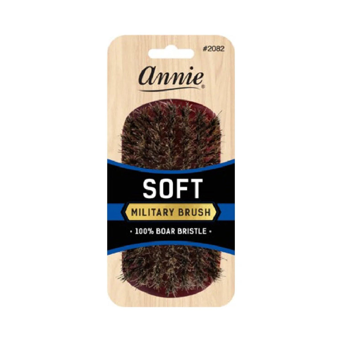 Annie Soft Military Wave Brush for Men, Pure Boar Bristle Hair Brush