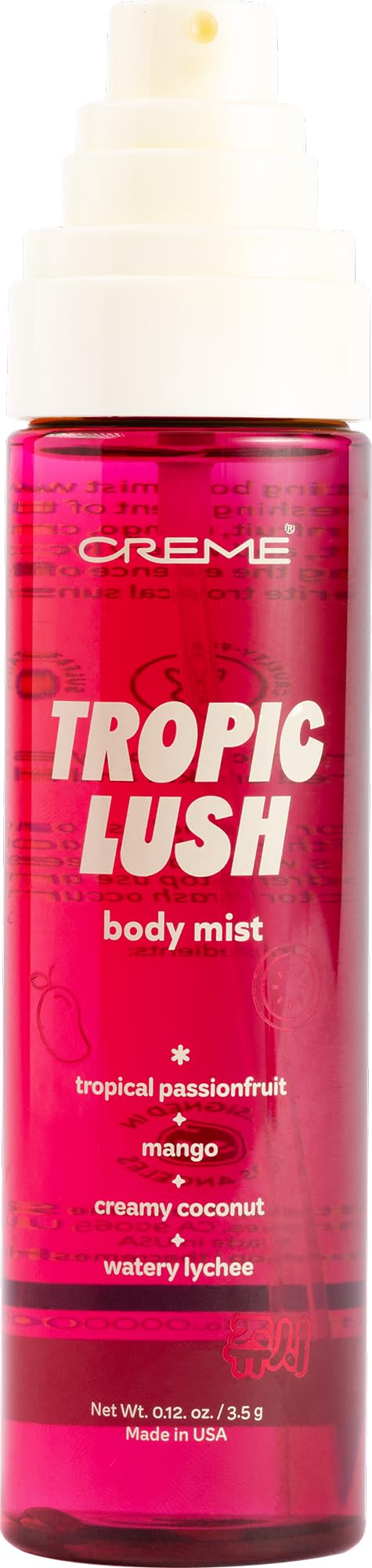 The Crème Shop Body Mist | Body & Hair Perfume for Women, Body Spray Fragrance with Tropical Fruits & Skin Musk, 3.38 fl. oz. (Tropic Lush) Beauty & Personal Care The Crème Shop