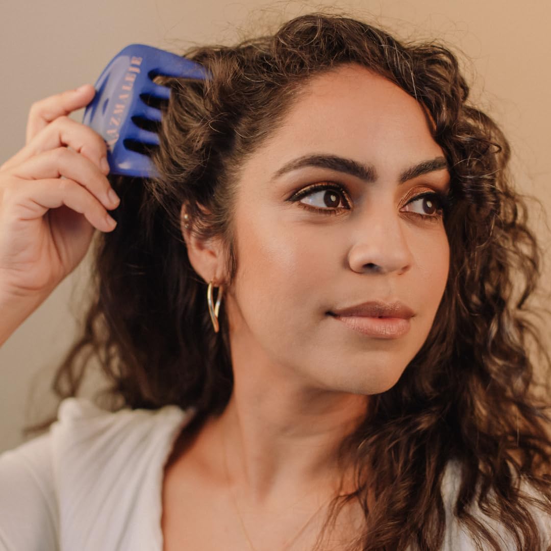 KAZMALEJE Detangling & Styling Pick for Curly, Kinky, Coily Hair | Reduces Frizz, Adds Volume | For Women, Kids & Men Beauty & Personal Care KAZMALEJE