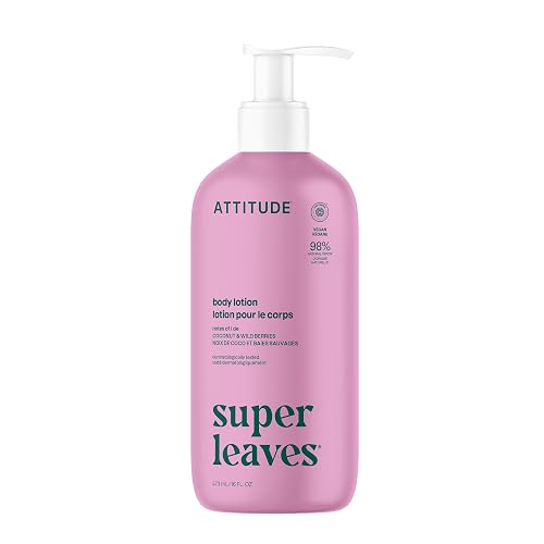 ATTITUDE Body Lotion, EWG Verified Moisturizer, Vegan Skin Care Products, Non-Greasy, Hydrating for Dry Skin, Cruelty Free, Moisturizing, Coconut Beauty & Personal Care ATTITUDE