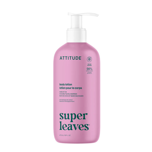ATTITUDE Body Lotion, EWG Verified Moisturizer, Vegan Skin Care Products, Non-Greasy, Hydrating for Dry Skin, Cruelty Free, Moisturizing, Coconut Beauty & Personal Care ATTITUDE